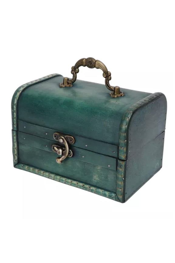 Wooden Jewelry Box Vintage Style Wooden Treasure Chest Treasure Box