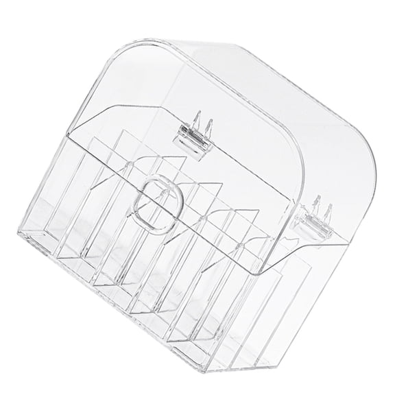 HOOWIFFY Transparent Storage Box for Vanity Organizer, Smooth Opening and Closing, Ideal for Womens Dressing Table Storage