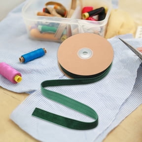 HOOWIFFY Thin Ribbon Roll for Crafting Supplies, Ideal for Projects, Wrapping, and Crafts