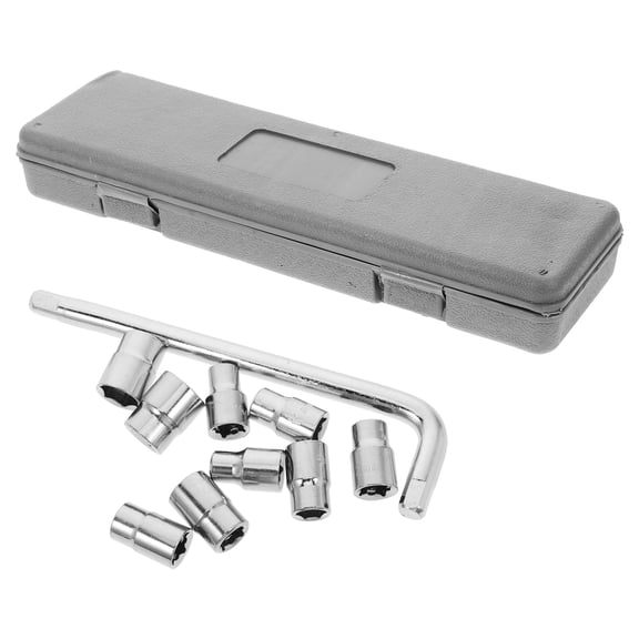 HOOWIFFY Auto Repair Socket Set with Metal Tools and Portable Storage Case, Complete 1Set for Vehicle Maintenance