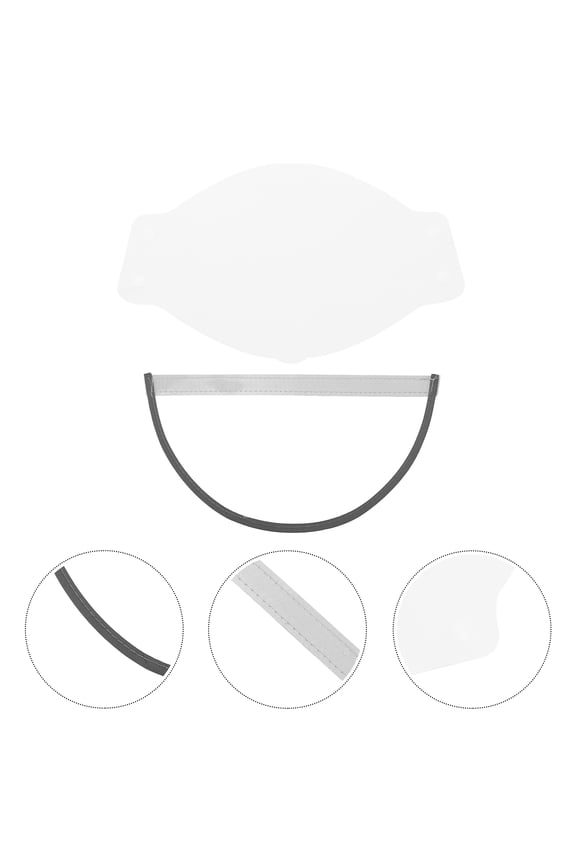 Reusable Transparent Cap Brim Rain Shield for Outdoor Comfort and , Lightweight and Practical Design