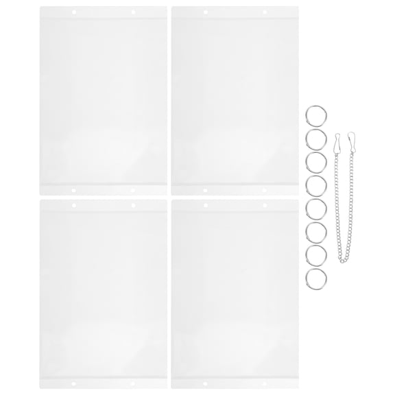 HOOWIFFY Clear Plastic Price Tag Holder for Supermarkets - and Lightweight