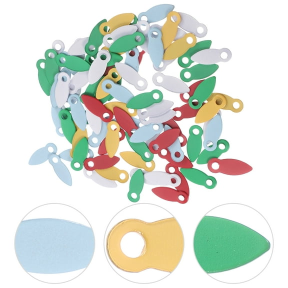 HOOWIFFY 100Pcs Acrylic Picture Frame Backing Tabs For Picture Hanging Supplies Office Use