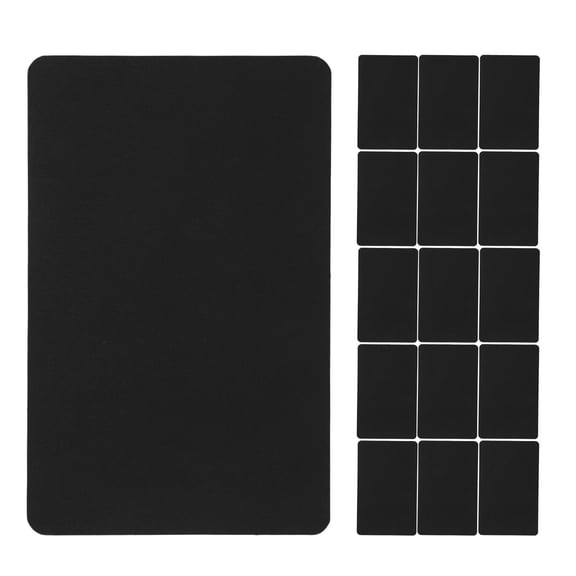 HOOWIFFY Black Cardstock Blank Note Cards for Writing and Revision 100Pcs