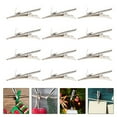 thumbnail image 1 of HOOWIFFY 100pcs Small Metal Clips for Christmas Tree Decorations and Holiday Craft Projects, Decorative Clips, 1 of 8