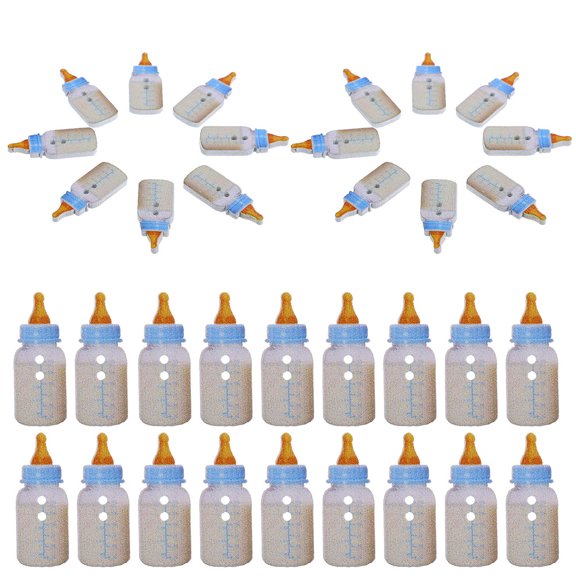 HOOWIFFY 100Pcs Natural Wood Sewing Buttons Decorative Bottle Model for Clothing and Craft Use