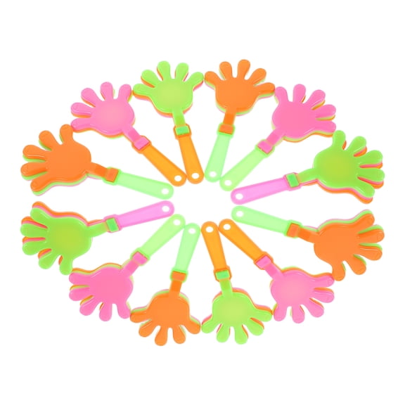 HOOWIFFY 100Pcs Plastic Hand Clappers for Parties Sporting Events and Concerts Loud Portable Noise Maker