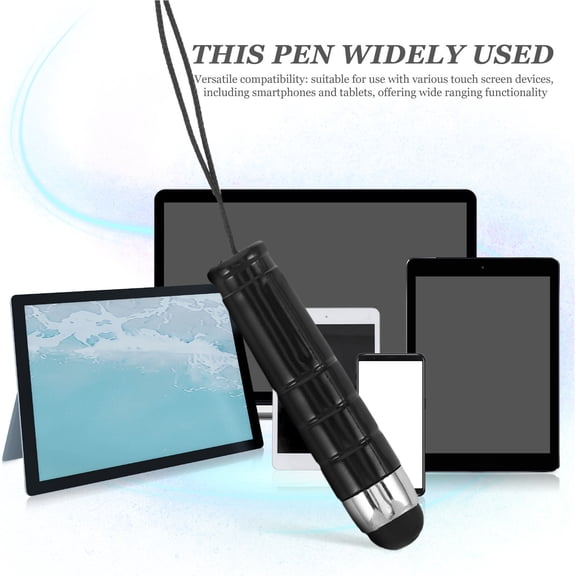 HOOWIFFY Stylus Pen, Black, High Tip, Palm Rejection, Universal for Touchscreen Devices