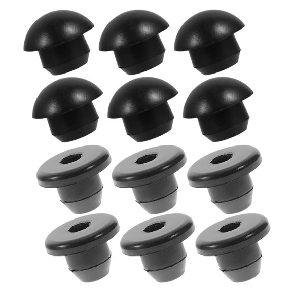 HOOWIFFY 100Pcs Universal Hydraulic Jack Rubber Bung Set Floor Jack Oil Plug Replacement Parts