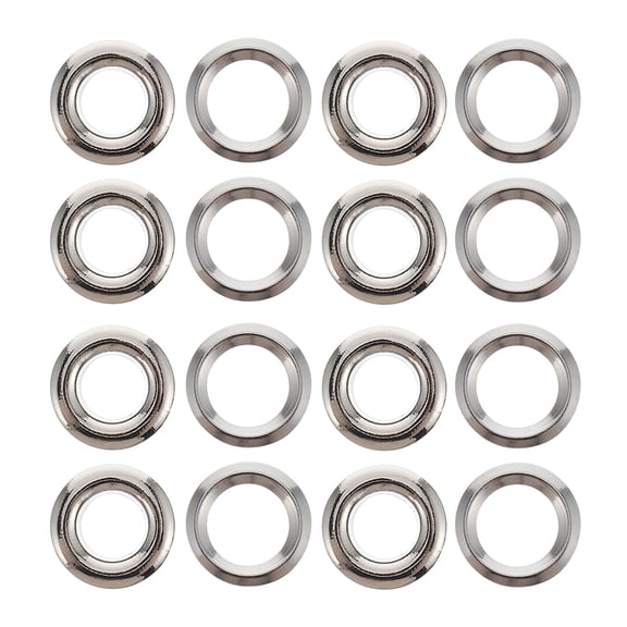 HOOWIFFY 100pcs Grommets for Fabric Curtain Eyelet Ring Homeowners