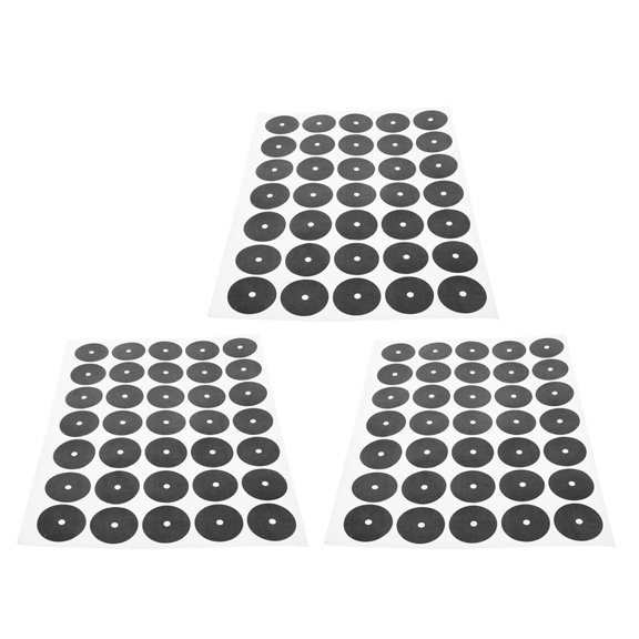 HOOWIFFY 105Pcs Black Pool Table Practice Marker Stickers for Precision and Conflict Reduction