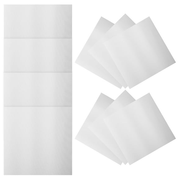 HOOWIFFY 10Pcs White Artist Oil Painting Canvas Sheets Compact Stable Canvas for Acrylic and Oil Painting