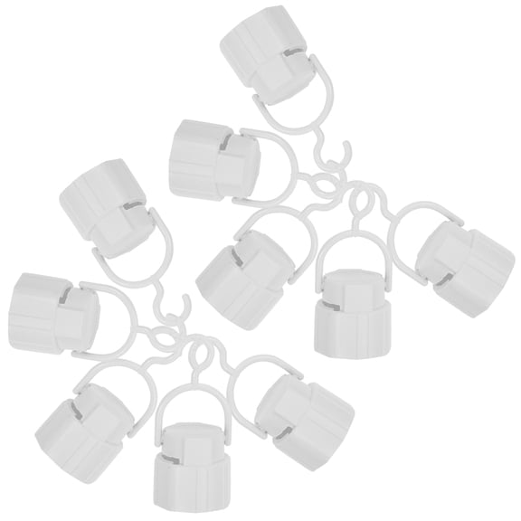 HOOWIFFY Rechargeable Emergency Light Sockets White Portable Charging Support for Home 10Pcs