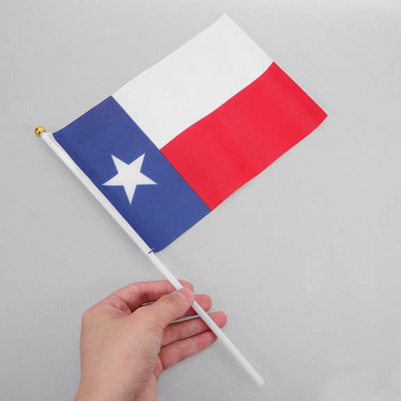 HOOWIFFY 10Pcs Hand Signal Flag Multi Plastic Flags for Festivals Outdoor Activities