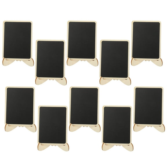 HOOWIFFY Small Erasable Memo Boards Black PVC Reusable Dry Erase Whiteboard for Notes and Messages