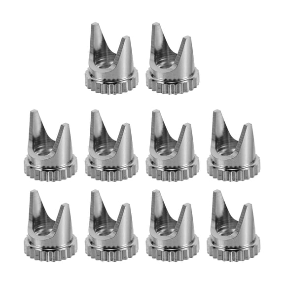 HOOWIFFY 10Pcs Precision Airbrush Nozzle Caps Assorted Colors Easy Maintenance Spray Paint Protective Cover Set