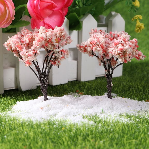 HOOWIFFY 10Pcs Multi-Color Landscape Trees for Model Train Scenery, Diorama, and Miniature Garden Decoration