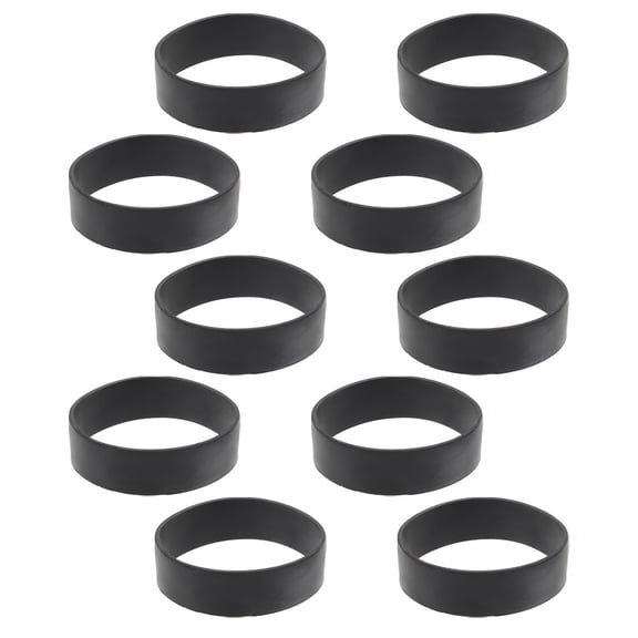 HOOWIFFY Sturdy Rubber Diving Weight Belt Black Versatile for Multiple Scenarios 10Pcs