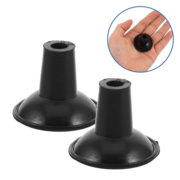 HOOWIFFY 10Pcs Valve Lapping Tool Suction Plate for Vehicle Valve Repair Black Rubber Strong Suction