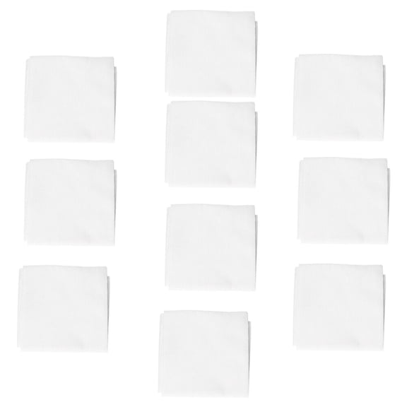 HOOWIFFY 10Pcs White Cotton Muslin Cheesecloth Reusable Tofu Cloth with Hemmed Edge for Kitchen