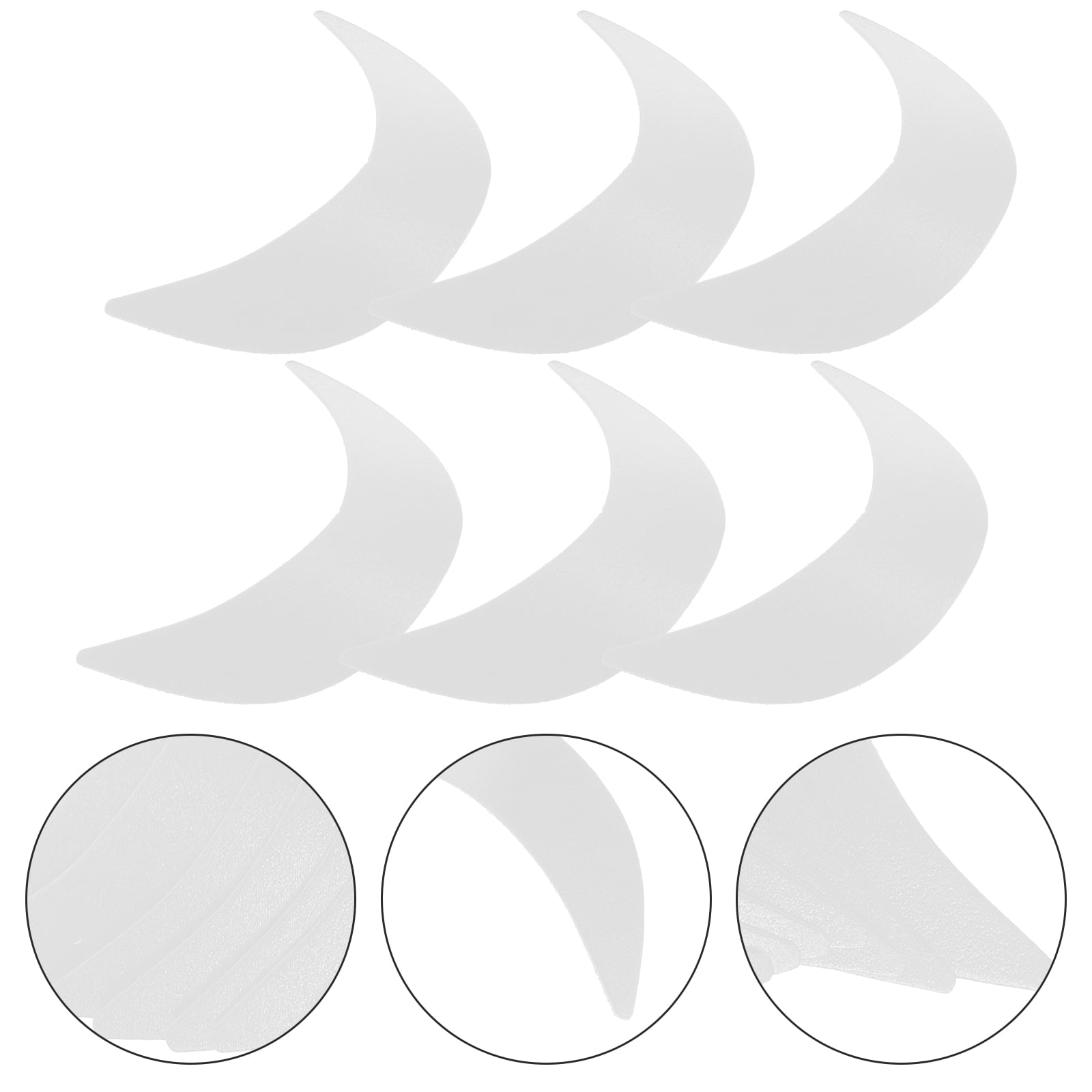 HOOWIFFY 10Set Baseball Hat Brims Hat Accessories Supplies for Men and Women .1x4.7x0.4in