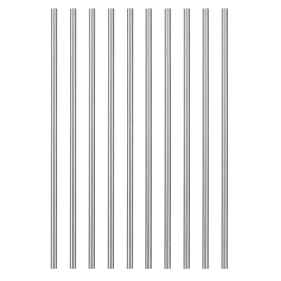 HOOWIFFY 10Pcs Plated Silver Stainless Steel Blocking Pegs for Crochet and Knitting Mats Durable Tool Set
