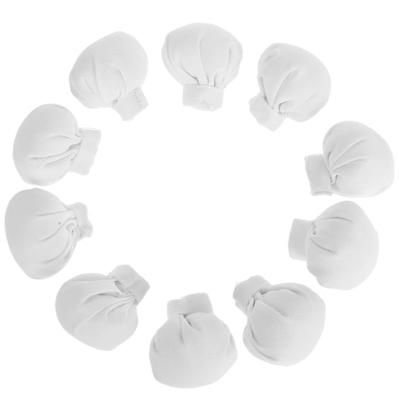 HOOWIFFY 10pcs Mini Stuff White Fabric Dollhouse Crafting Cute Design Accessories