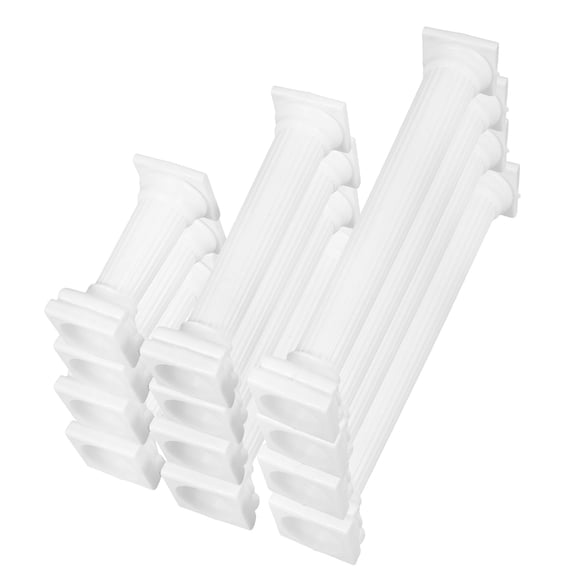 HOOWIFFY 12Pcs Decorative Roman Column Statue for Entry Way and Home Interior Design
