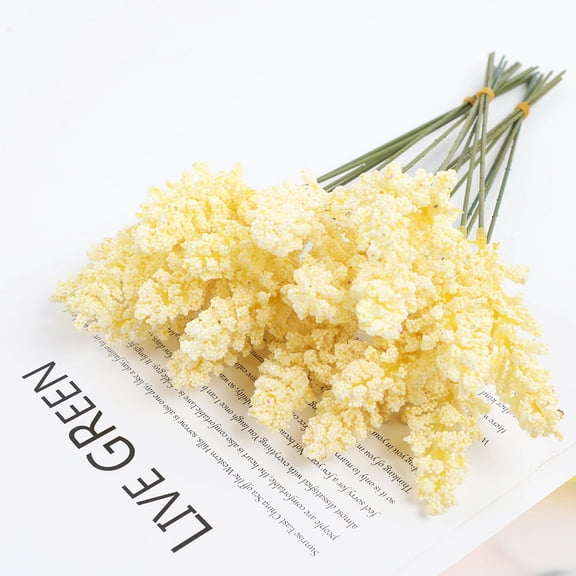 HOOWIFFY 12Pcs Faux Corn Stalks Artificial Flower for Wedding Party Home Decoration