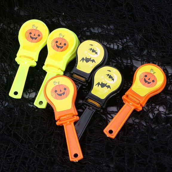 HOOWIFFY 12Pcs Hand Clappers for Kids Carnival Prizes Assorted Supplies