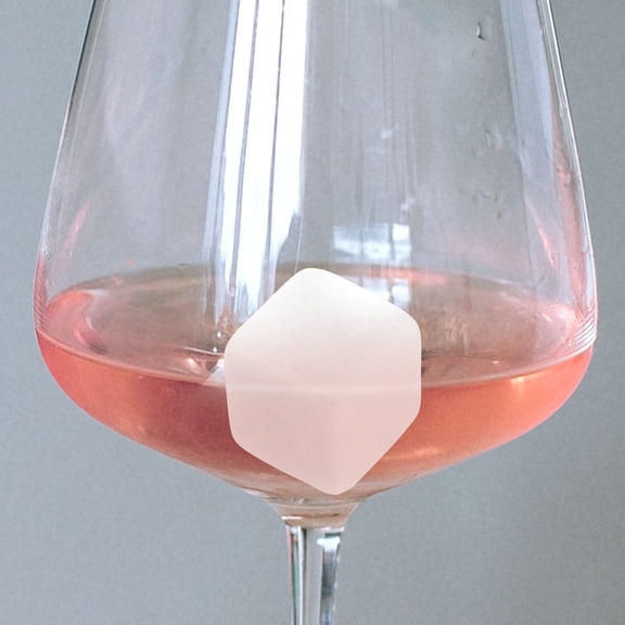 HOOWIFFY 12Pcs White Marble Wine Stones Reusable Ice Cubes for and Wine