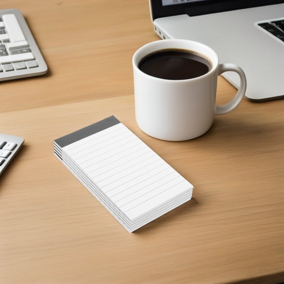 HOOWIFFY 12Pcs Writing Notepads White Pocket Size for Work to Do Lists and Clear Note Taking