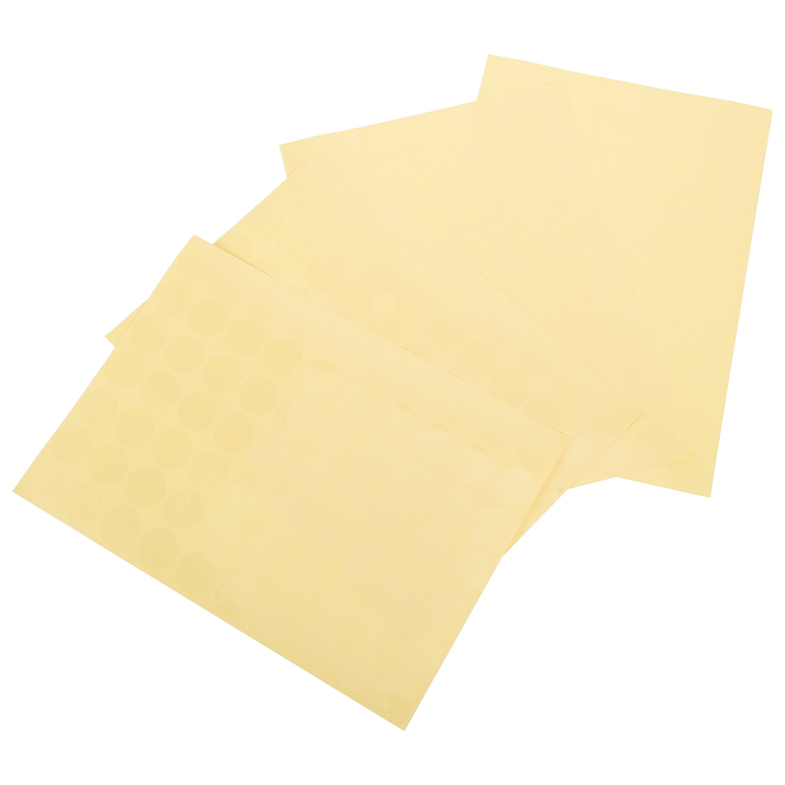 Taggin Rounds HOOWIFFY 15 Sheets Round Sealed Label Stickers Clear for Warehouse ...