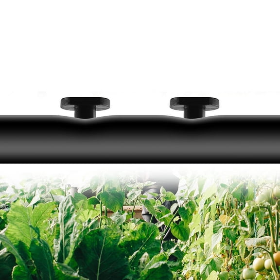 HOOWIFFY 150Pcs Black Plastic Drip Irrigation Hole Plugs for Efficient Home and Garden Watering