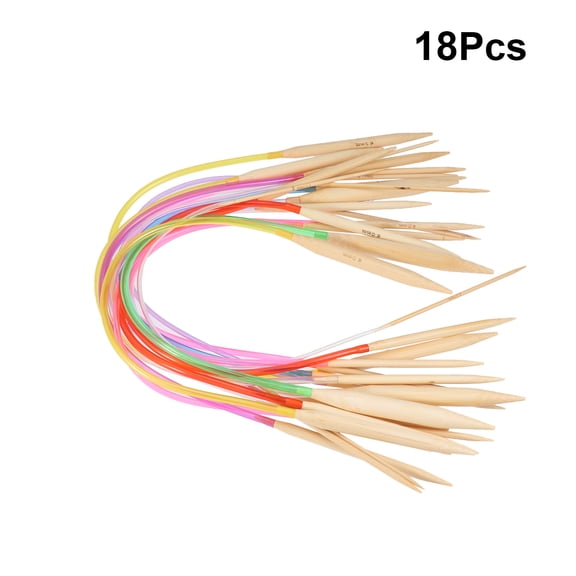 HOOWIFFY 18PCS Tube Needles for Intermediate Crocheters and Experienced Crafters