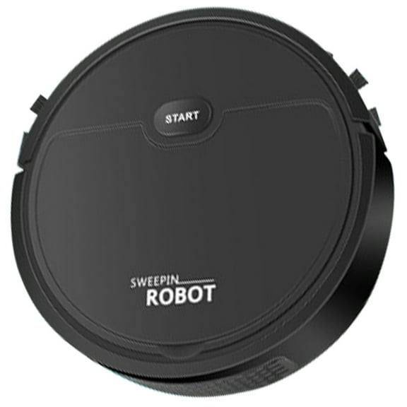HOOWIFFY Automatic Vacuum Cleaner Robot, Black, Freely Plan Route, Small and