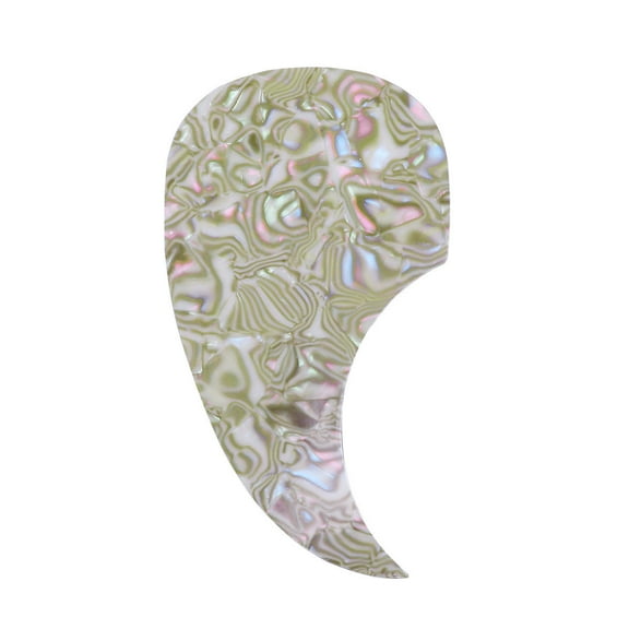 HOOWIFFY Self Adhesive Olive Green Guitar Pickguard Plate for Acoustic Guitar Accessories