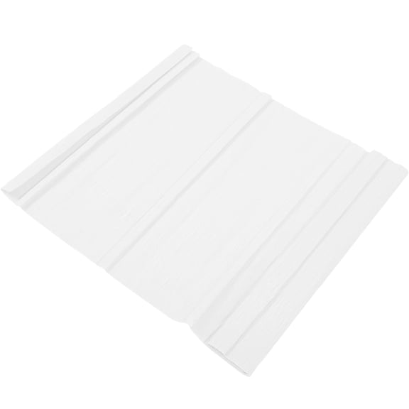HOOWIFFY Crepe Paper Streamers White 1 Set for Flower Crafts, Party Decorations, Art Projects, and Celebrations