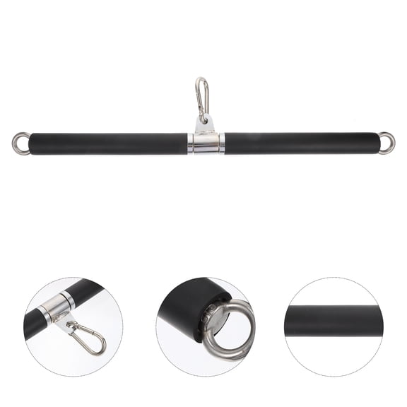 HOOWIFFY Fitness Accessory Bearing Short Tie Rod for ABS and Back Triceps Workouts, 1 Pc