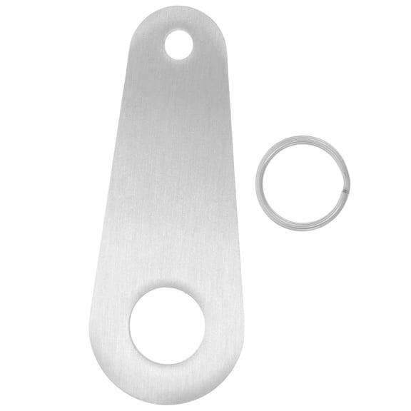 HOOWIFFY 1Pack Motorcycle Bell Hook Silver Titanium Steel for Bikers and Motorcycle Riders in Punk Style