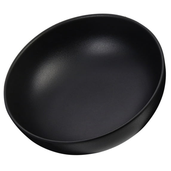 HOOWIFFY Matte Black Sauce Container for Home Use Ideal for Sushi Snacks and Hot Pot