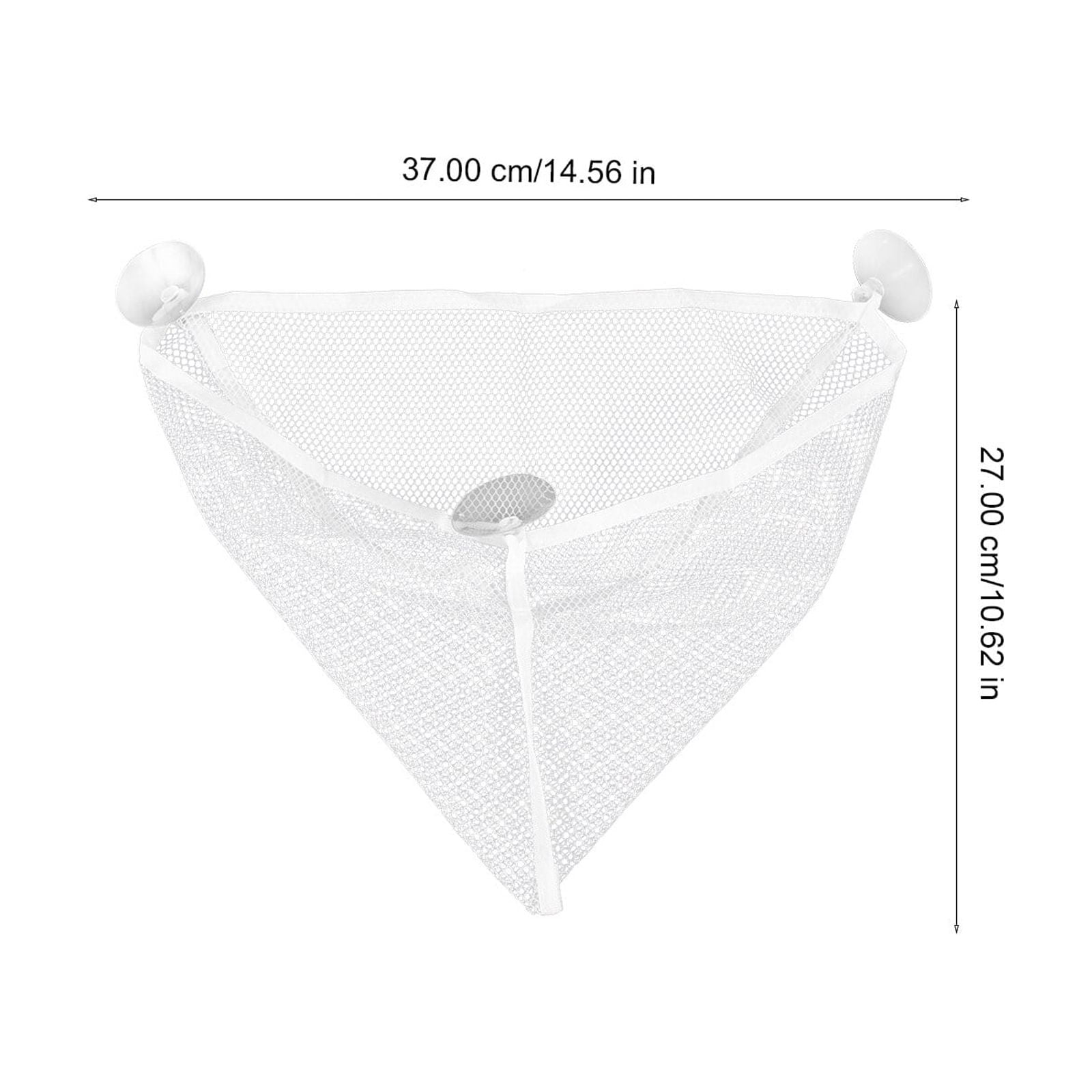 HOOWIFFY 1Pack Shower Toy Net in White for Wall Mounted Bath Toy ...