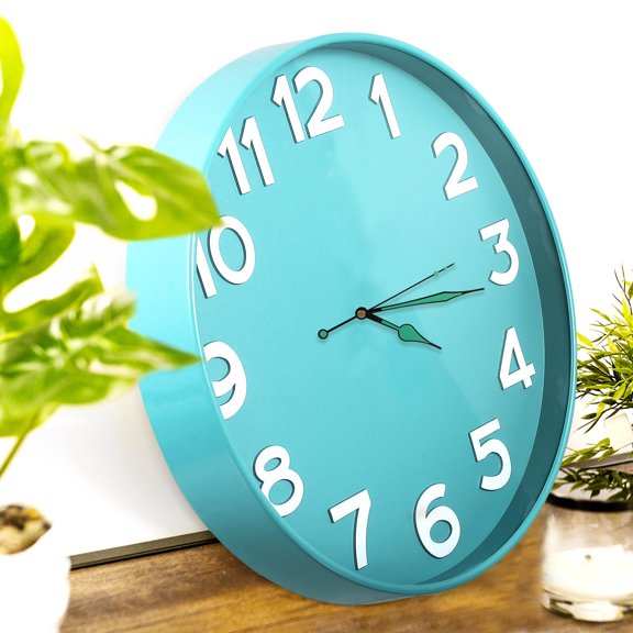 HOOWIFFY 1Pack Silent Clock Movement Quartz Black for Wall Clocks Home Use