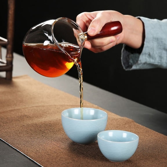 HOOWIFFY 1Pack Tea Pouring Dispenser In Assorted Color High Borosilicate Glass For Tea Room Accessories