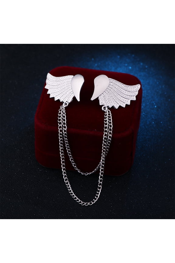 Wedding Suit Brooch Alloy Apparel Decoration Chains 1Pack