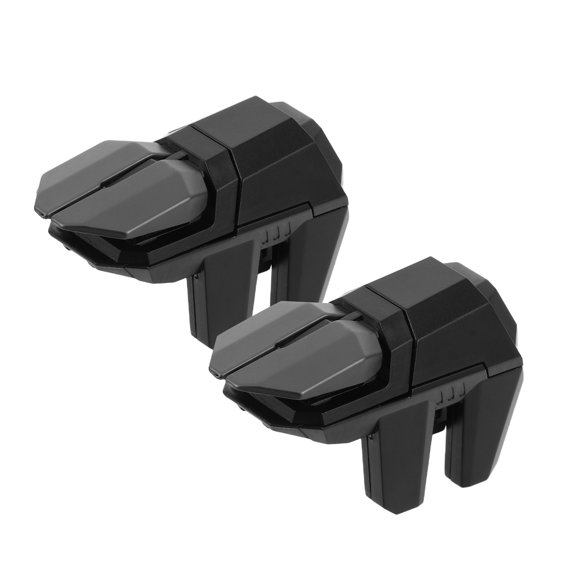 HOOWIFFY 1Pair Portable Black Mobile Game Trigger for Smartphone with High Button
