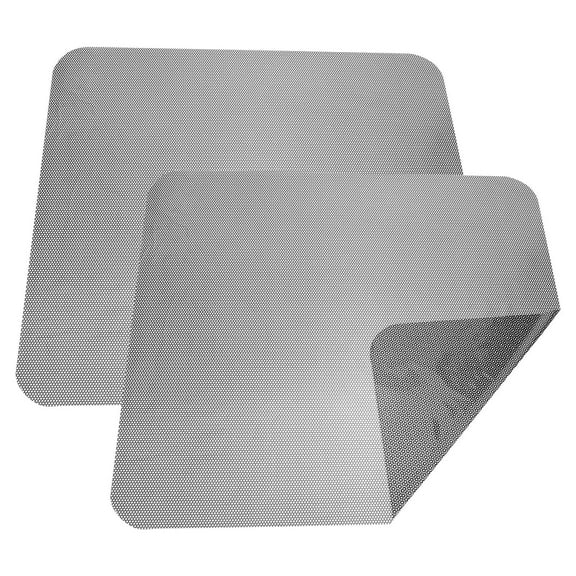 HOOWIFFY 1Pair Durable Black Car Window Heat Blocking Film with Easy Residue Free Install