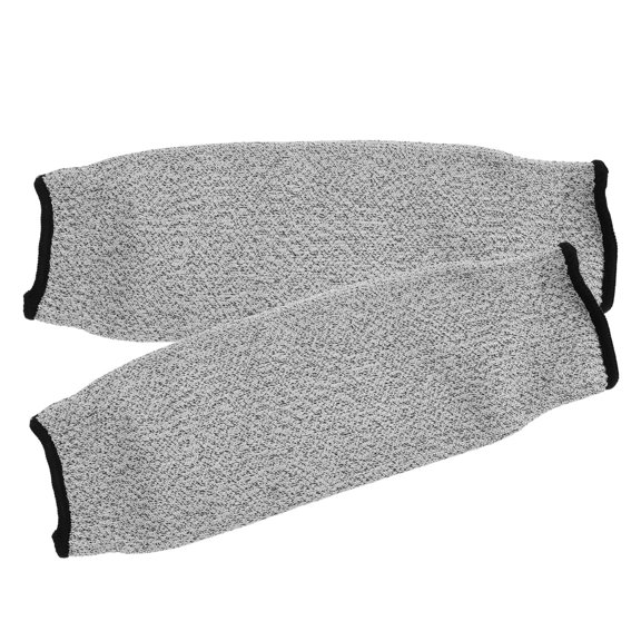 HOOWIFFY 1Pair Durable Grey Cut Resistant Arm Guards for Gardening Welding and Dog Training Tasks