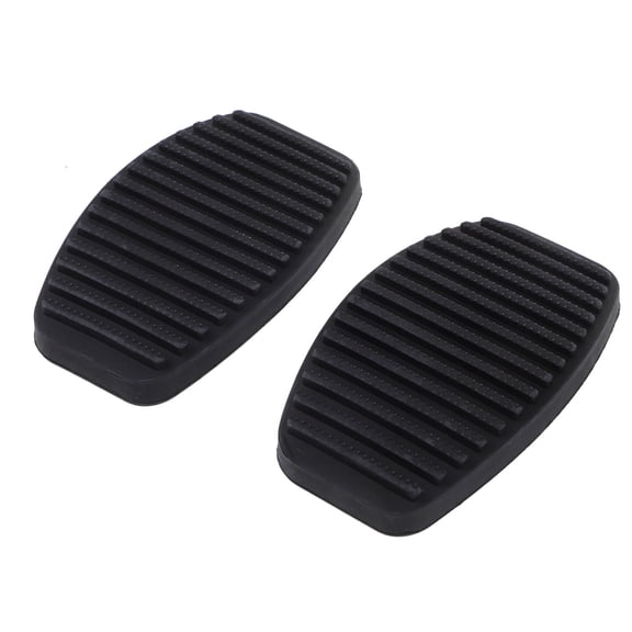 HOOWIFFY 1 Pair NBR Rubber Car Foot Pedal Pads Black with Anti- for Safe and Secure Driving