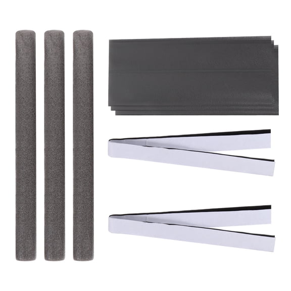 HOOWIFFY 1Pc Adjustable Grey Door Draft Stopper p for Home Use with Adhesive Weatherproof Seal